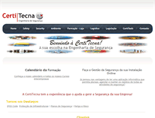 Tablet Screenshot of certitecna.pt